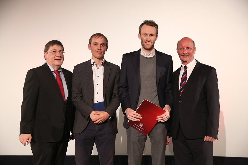 Europameister Halle: Max Schultz-Linkholt (2. von links)
